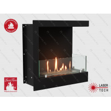 Встроенный биокамин Lux Fire Угловой 490 S (правый угол)