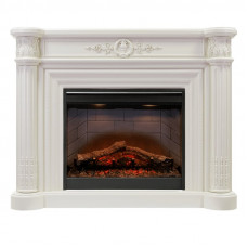 Каминокомплект Manor - Белый дуб с очагом Symphony 26'' DF2608-INT