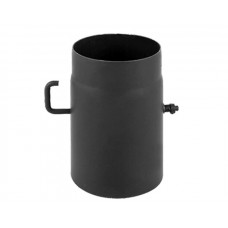 Chimney damper 250 long handle (WC-SZK250-CZ2) Труба с шибером д. 250mm