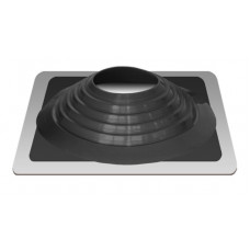 Кровельный уплотнитель дымохода прямой № 9 силикон 254-467 mm черный